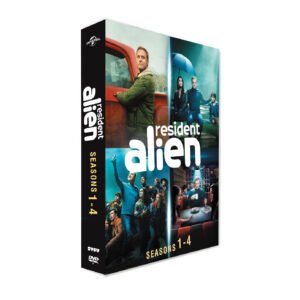 Resident Alien The Complete Series Seasons 1-4 DVD Box Set (11-Disc)