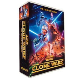 Star Wars: The Clone Wars Complete Series Season 1-7 (25-Disc) DVD Box Set