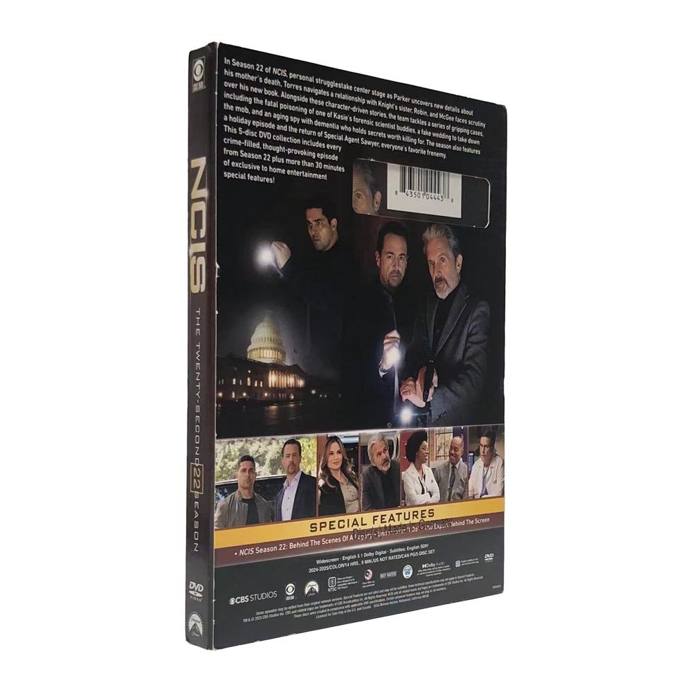 NCIS: Naval Criminal Investigative Service Season 22 DVD Box Set (5-Disc) - Image 2