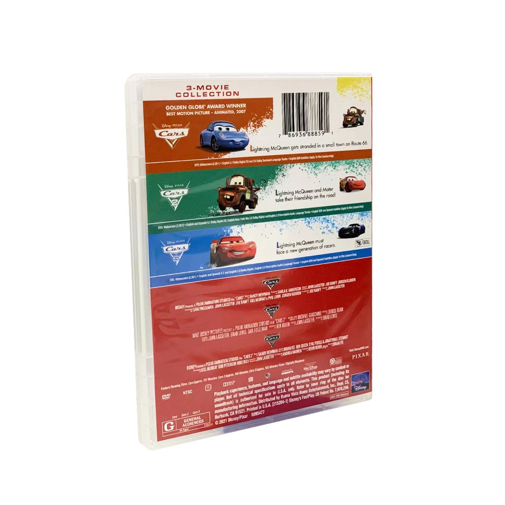 Cars 1-3: 3-Movie DVD Collection Box Set (3-Disc) - Image 2