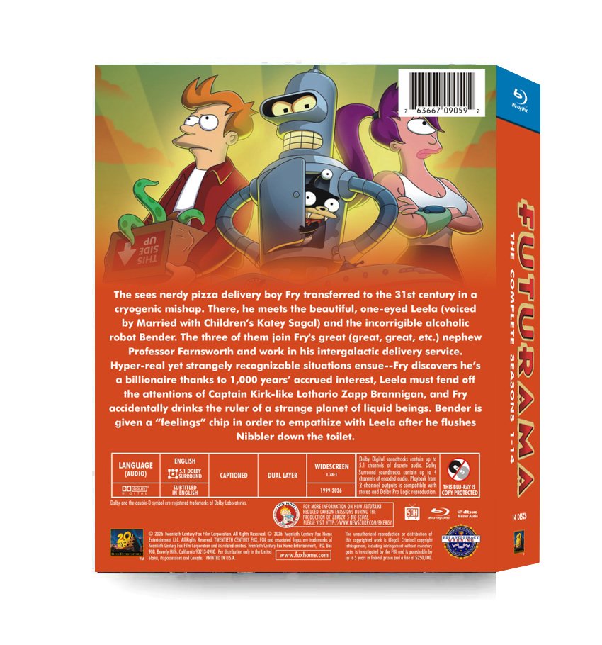 Futurama Seasons 1-14 Blu-ray Box Set (14-Disc) - Image 2